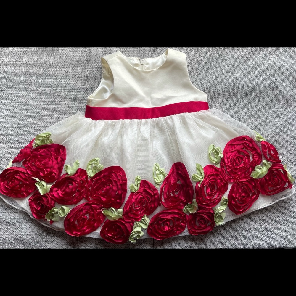 6M Girls Cream Dress